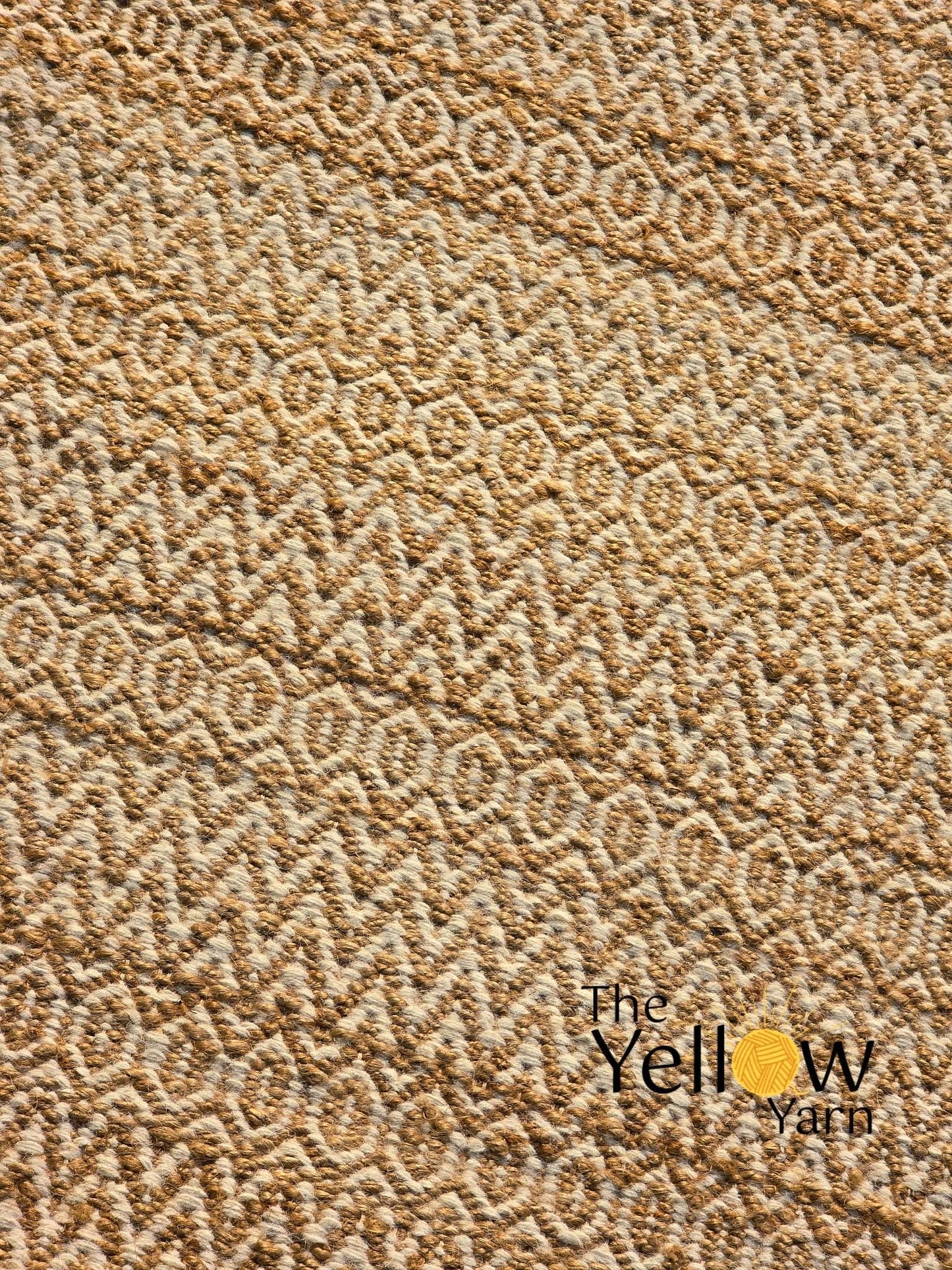 Nawaab Handwoven Jute Wool Rug – Rustic Luxury Area Carpet – Traditional Indian Design – Boho Eco-Friendly Home Decor Rug India