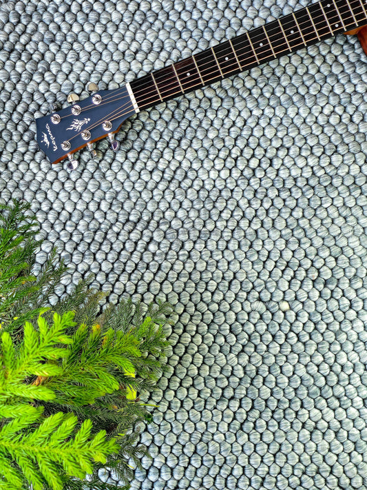 Custom Handwoven Chunky Wool Rug – New Zealand Wool – Modern Boho Rug for Living Room & Bedroom – All Sizes Available